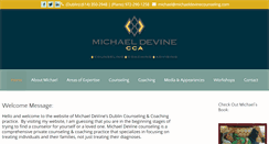 Desktop Screenshot of michaeldevinecounseling.com